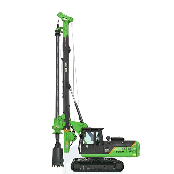 Rotary Drilling Rig, Drilling Pile Machine, Tysim KR125A Infrastructure Pile Driving Equipment 37m Max Pile Depth Low Noise