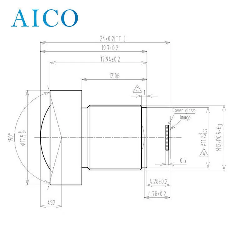 1/2.3" 1/2" 2.8mm UHD 16MP 5K 4K 2.8 mm F2.5 M12 S-Mount 16megapixel Ultra HD 16m M12X0.5 Smount CCTV Board Lenses Lens