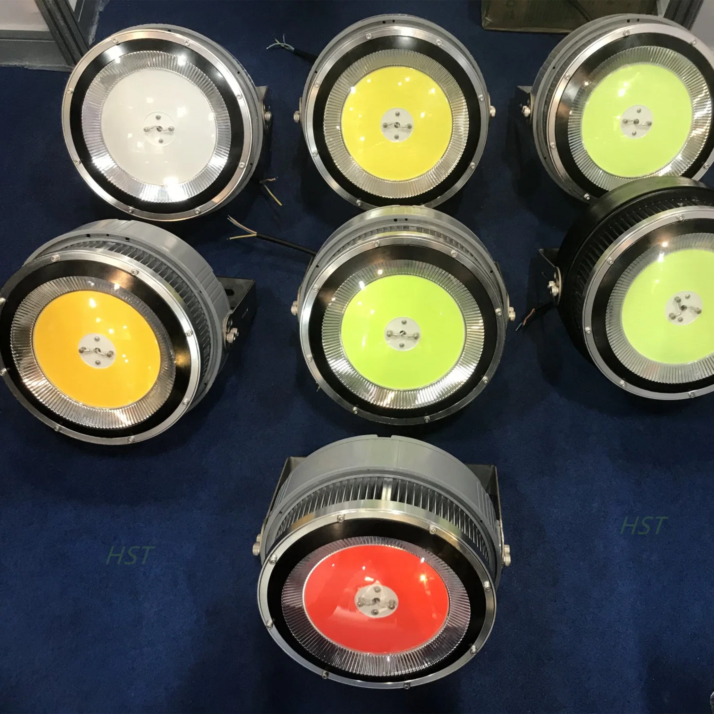 LED Luz de pesca Luz de inundación LED 1200W Amarillo Color aluminio Lámpara