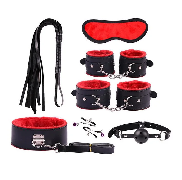 Bdsm Bondage Adult Backhand Cross Buckle Handcuffs Leg Cuffs