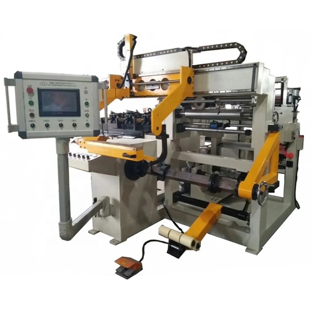 Automatic PLC Control Copper and Aluminium Foil Winder Transformer Foil Winding Machine with TIG