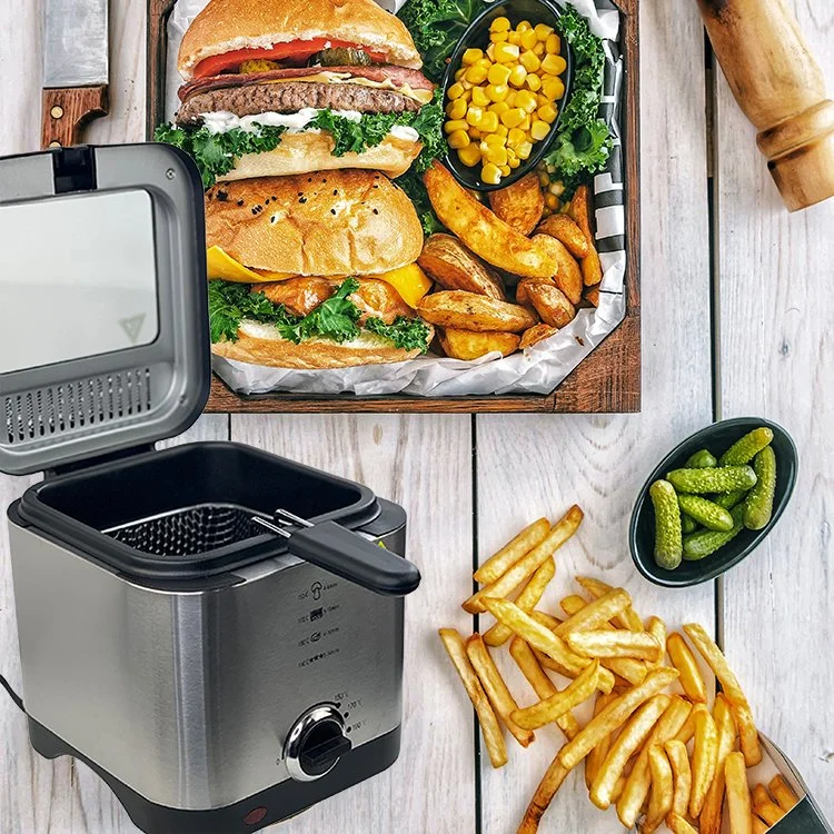 OEM appareil domestique 900W 1.5L huile sans général électrique Mini Capacité friteuse