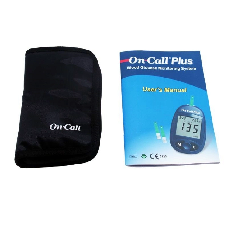 2023 أحدث منزل Medical Blood Glucose Meter on Call Plus شريط الاختبار