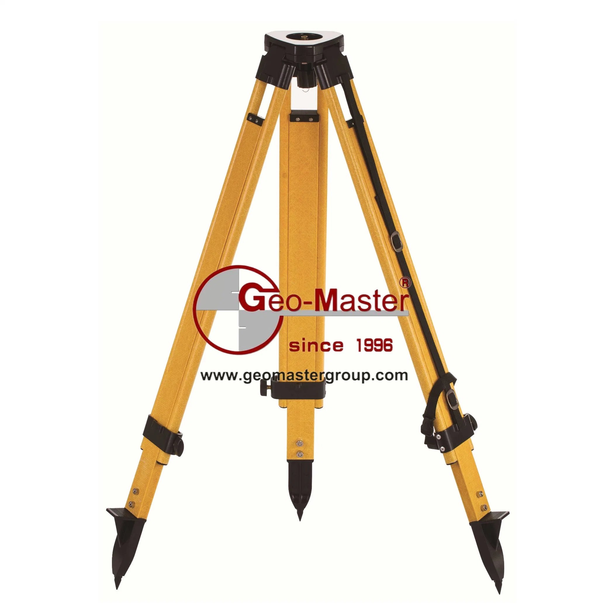 Geomaster Medium-Duty Fiberglass Tripod for Surveying Instruments, Theodolites, Automatic Levels