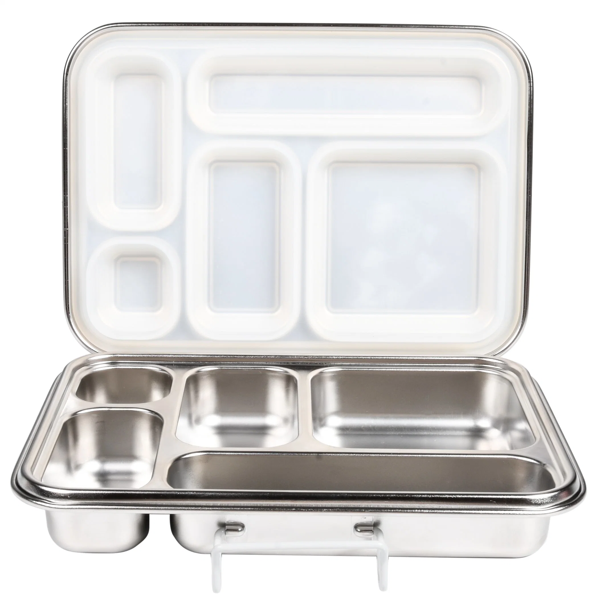 Caixa de almoço para escritório da escola infantil Aohea Food Storage Container Caixa de almoço de 5 compartimentos Bento lunch Box Dropshipping lunch Box Caixa de almoço estilo Fo