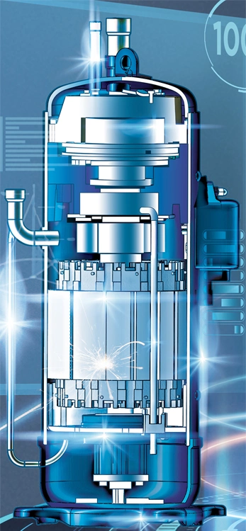 Bomba de calor do sistema de ar condicionado industrial central VRF Midea VRF Equipamento de aquecimento e arrefecimento para máquinas de gelo