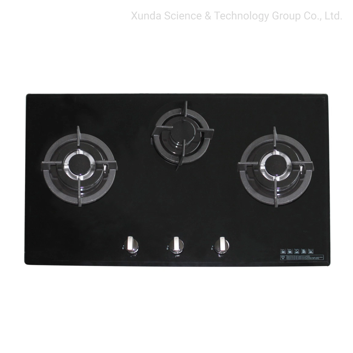 3FT Tempered Glass Built in Gas Hob Home Gas Cooktop Lotus Flame Gas Stove