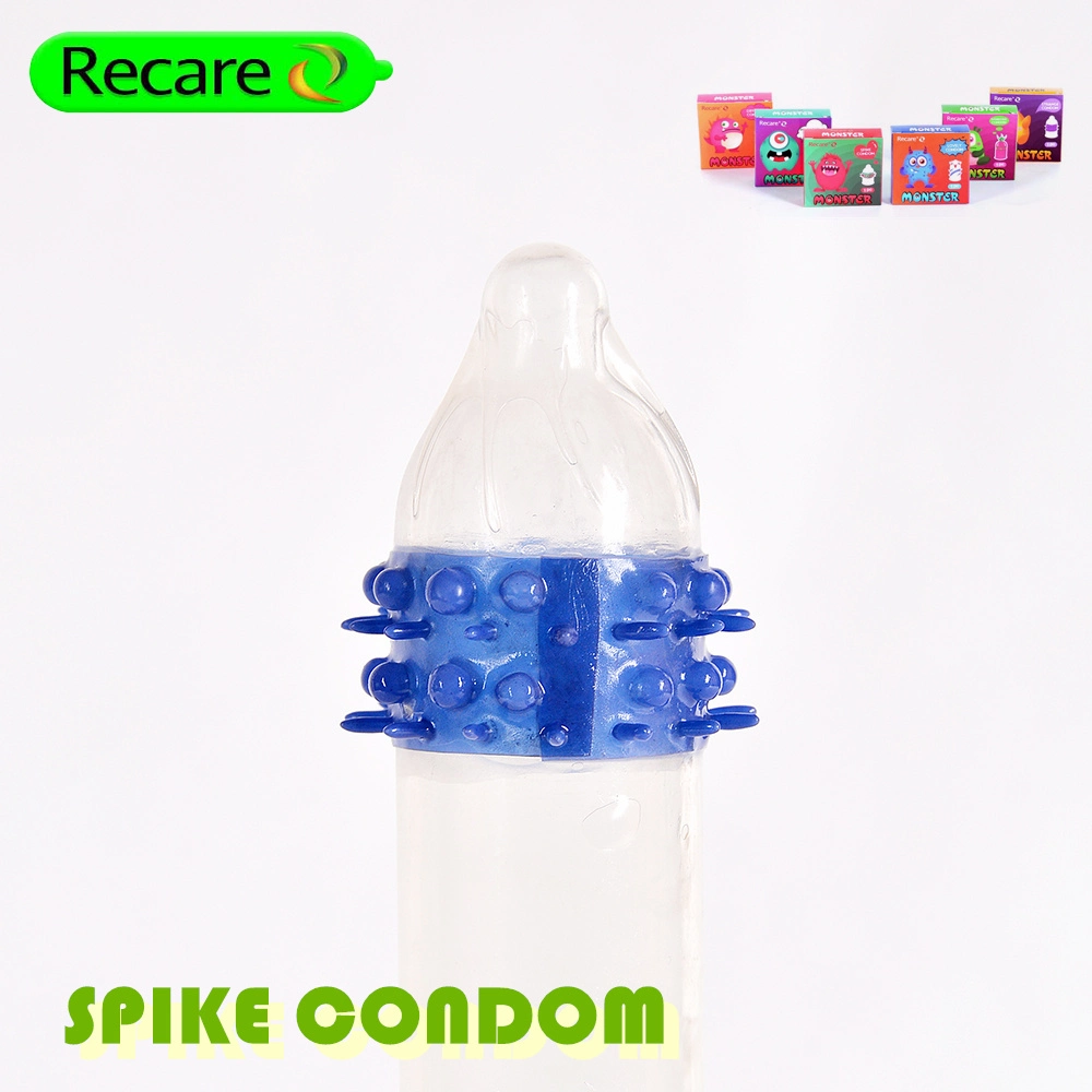 Most Natural Super Lubrication Colour Spiked Condoms Making Factory with Free Sample