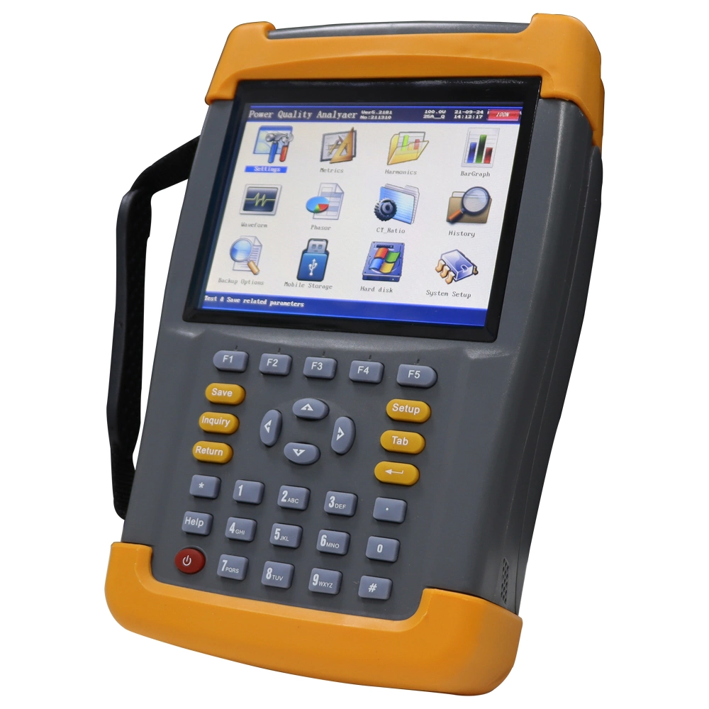 Portable Handheld 3 Phase Power Quality Analyzer