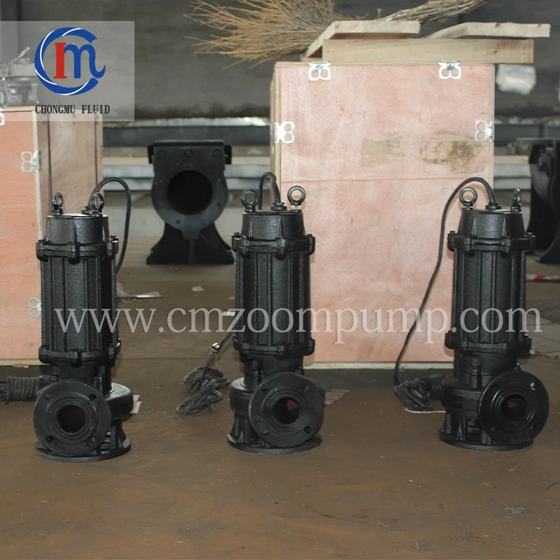 Vertical Cast Iron Body Flanged Joint Three Phase Submersible Sewage Pump