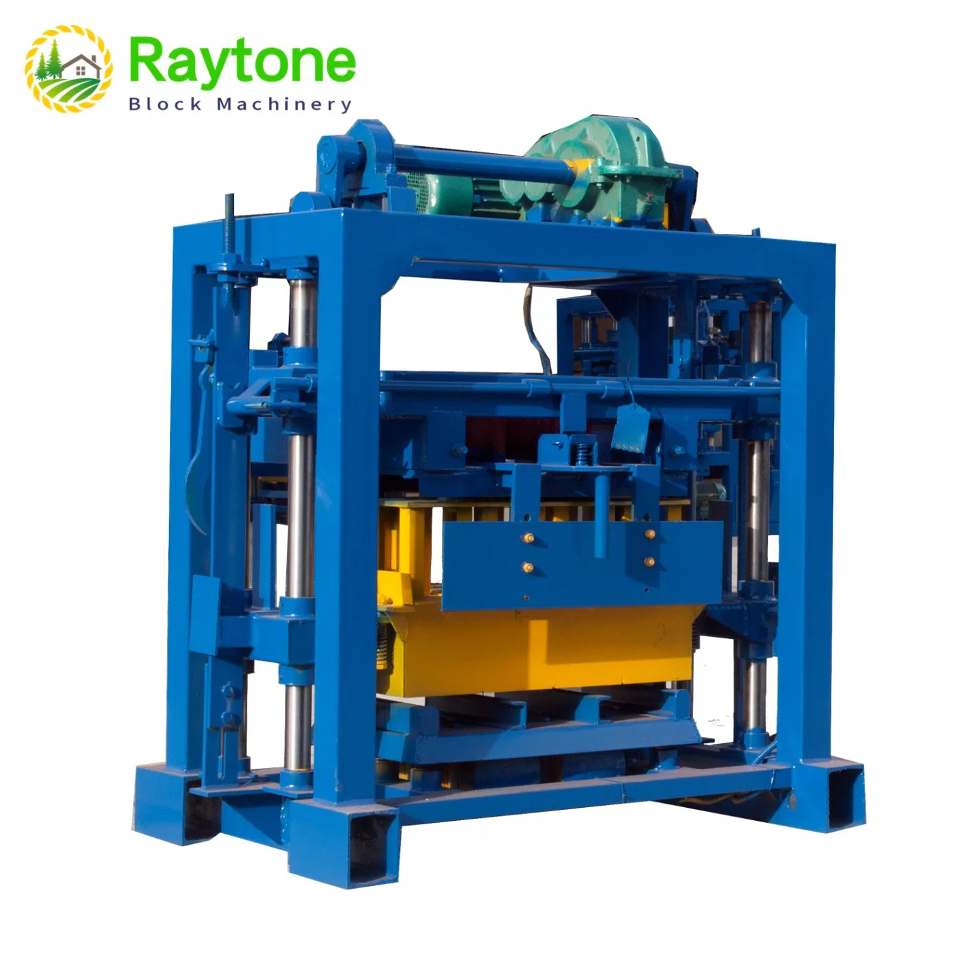 Qt4-40 Vibration Molding Hollow Brick Making Machine Manual Concrete Block Making Machine Price