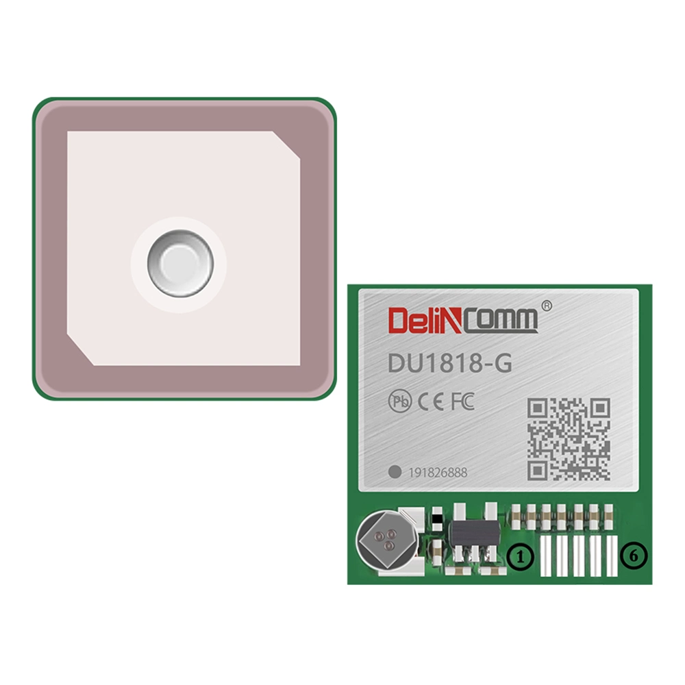 Smartbike/Watch/Drone Delincomm Du1818-G Nmea-0183 Patch Gnss with 8030 Chip Set Module Antenna