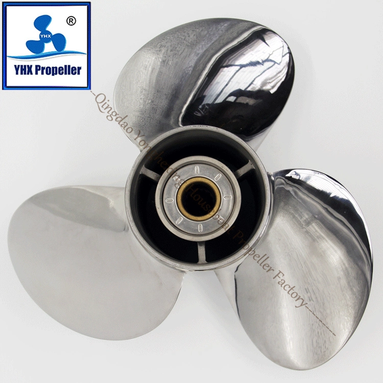 Honda Size 14 1/4*15/115-225HP Certificated Stainless Steel Polished Marine Equipment Propeller