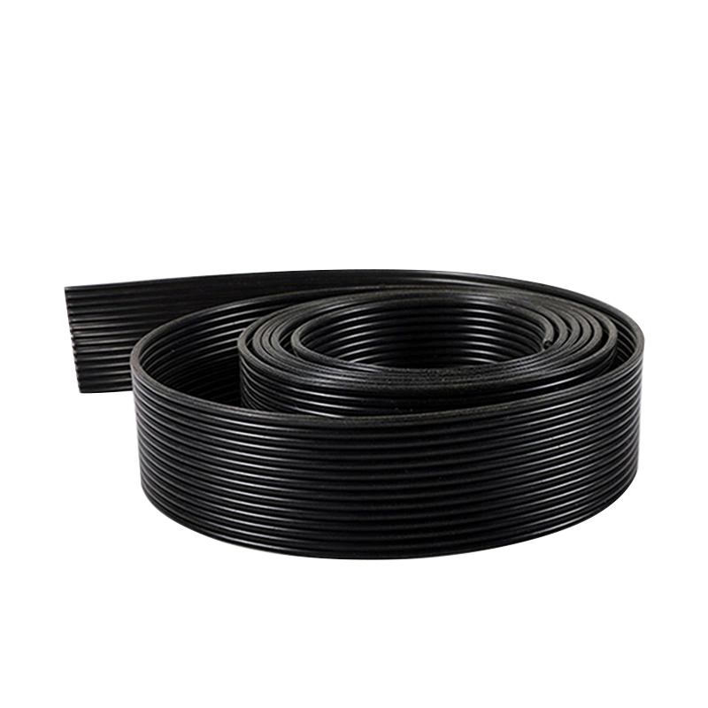 UL2468 PVC Insulated Black Flat Wire 16-30AWG Tinned Copper Flexible Flat Ribbon Wire