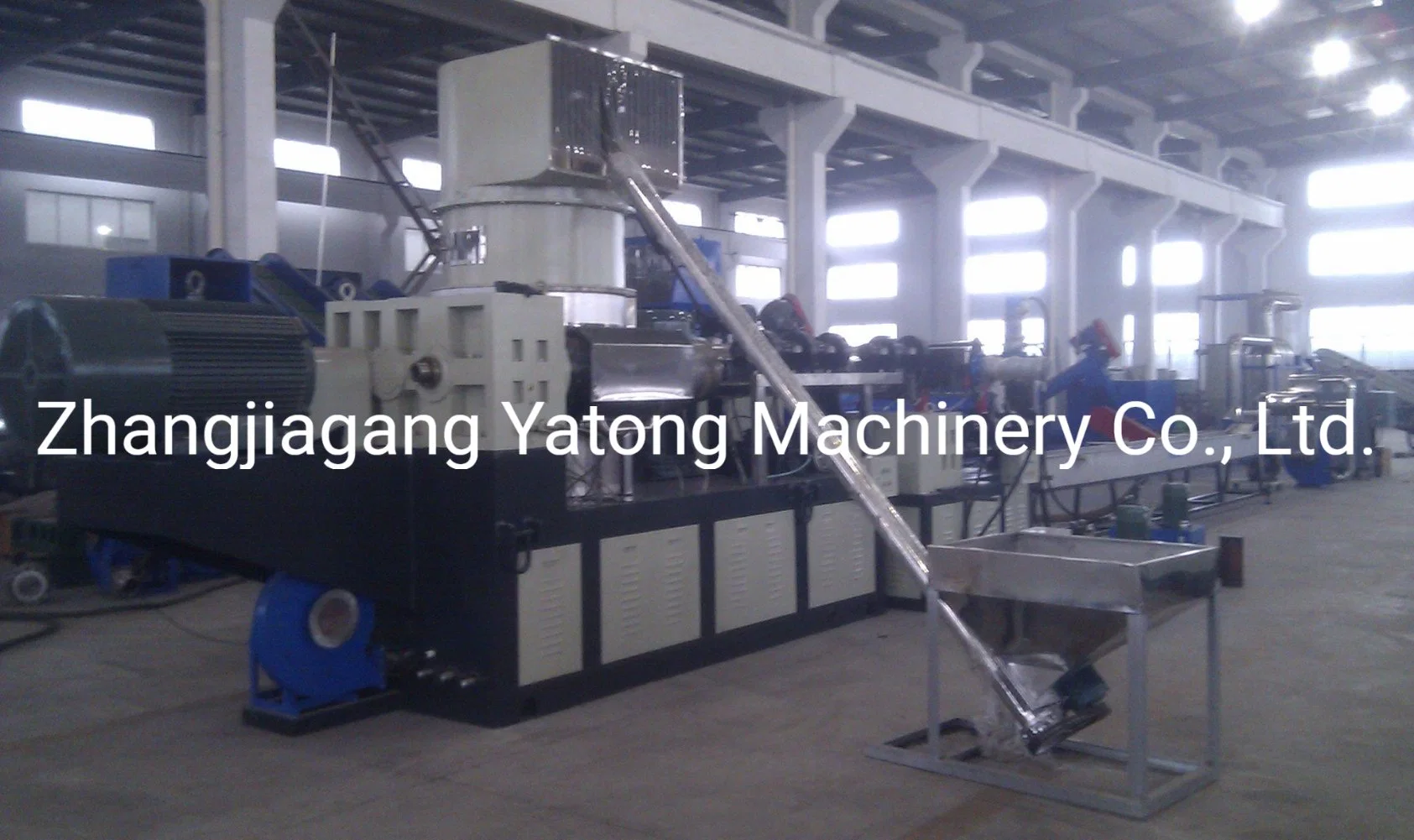 Yatong Pet PP PE Flakes Recycling Plastic Processing Machinery / Plastic Extrusion Equipment