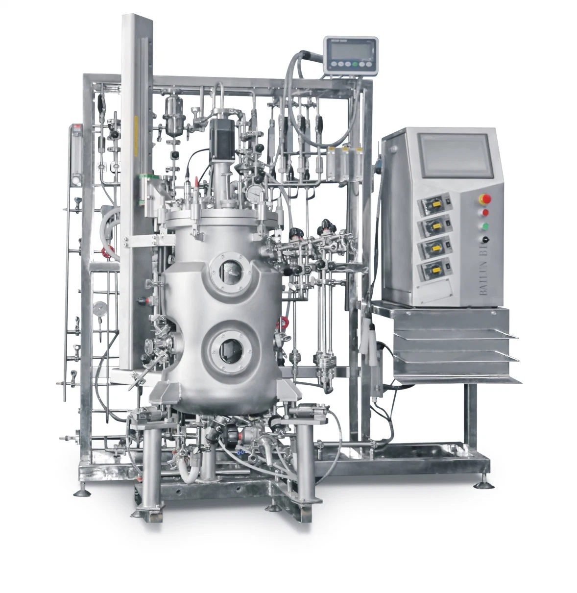 Sistema Fermenter de biorreator de lote da Fed Industrial inoxidável para células de mamíferos Utilizado na tecnologia de desenvolvimento de investigação, fermentor automático do biorreator