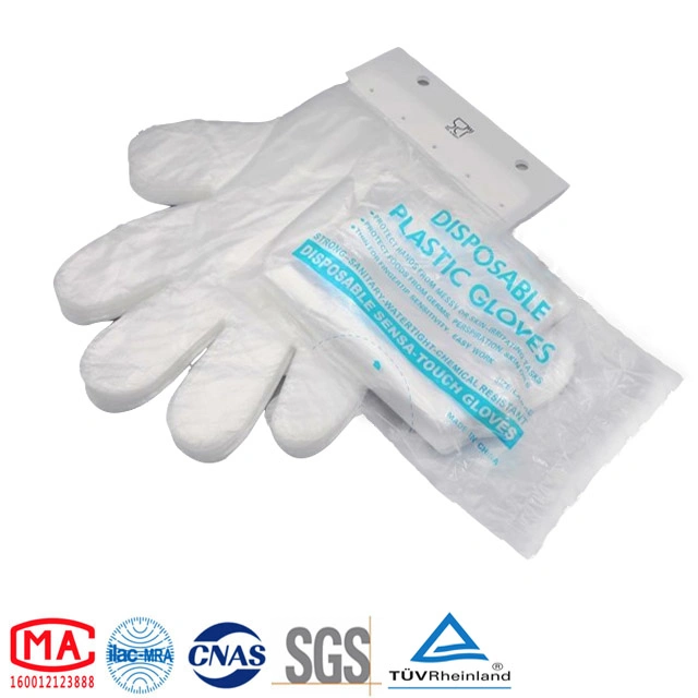 Einweg-HDPE-Handschuhe für den Umgang mit Lebensmitteln