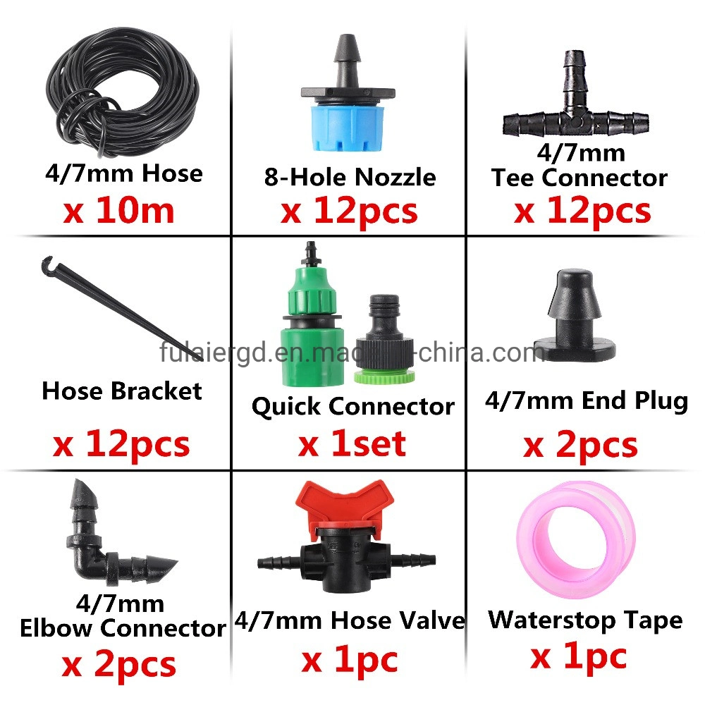 DIY Saving Water Drip System 5/10/15/20/25/30/40m Vegetable Flower Garden Home Greenhouse Irrigation Kit