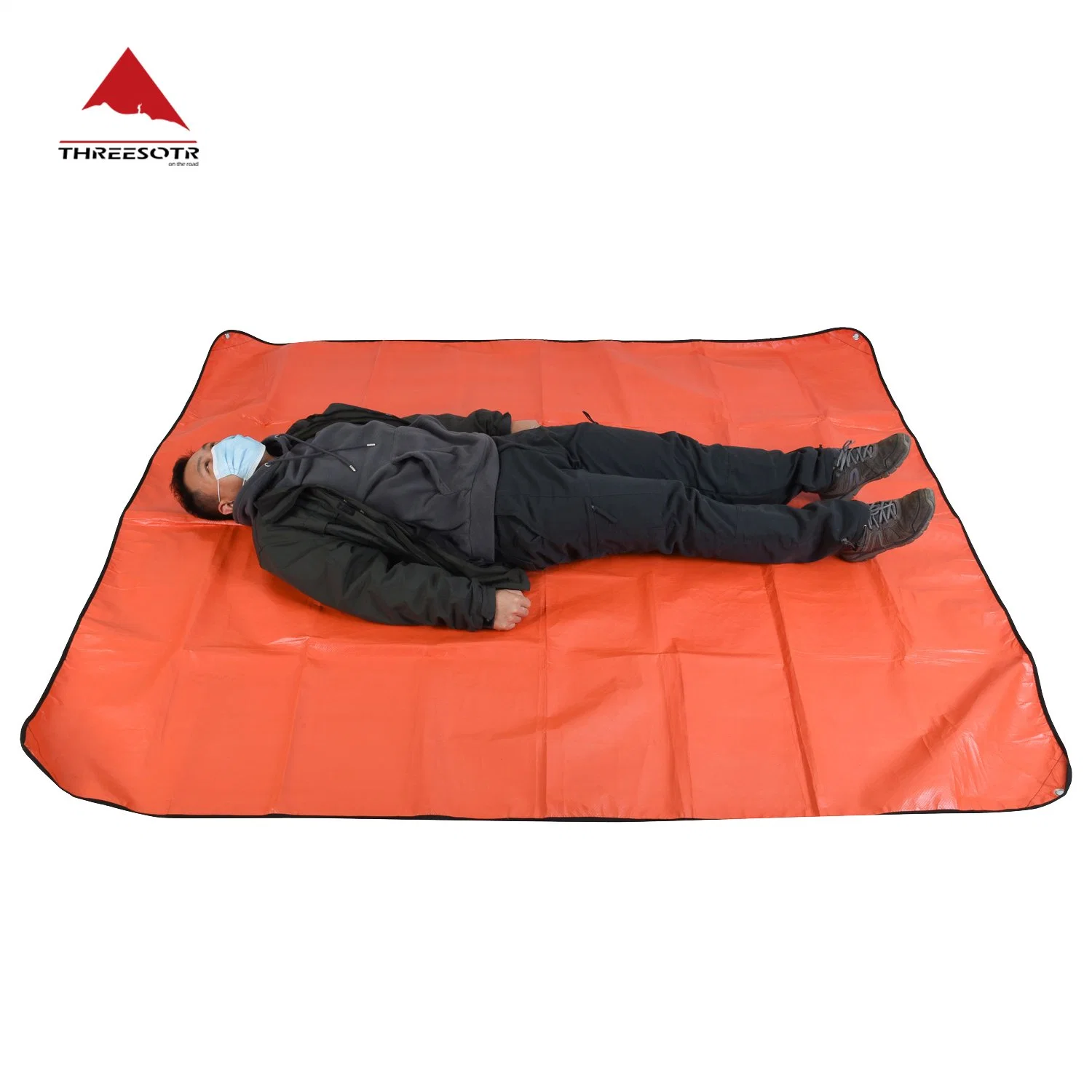 5 Layer Emergency Survival Space Blanket in Orange Color