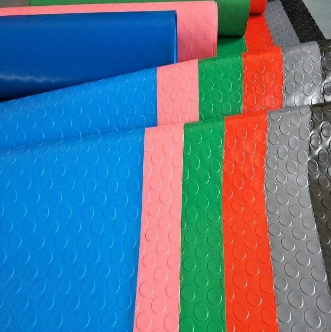 1.2mm 1.5mm Thick PVC Flooring Coin Floor Runner for Garages, Gyms, Boats, Cars, and Decoration