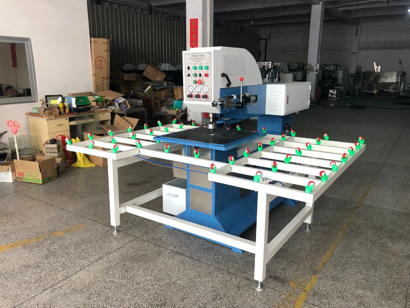 Dragon Glass Automatic Continuous Drilling Machine for Tempering Glass Processing Machine