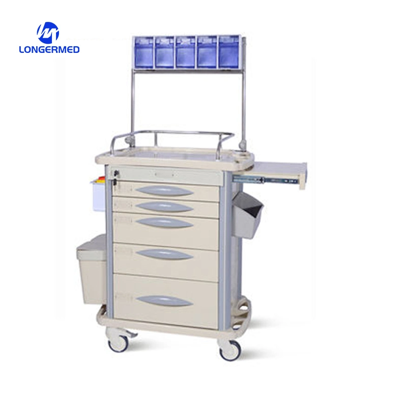 Emergency Mobile Transfer Hospital Anesthesia Trolley