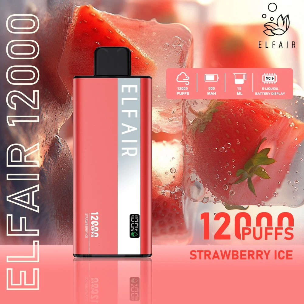 2023 Neue Original Factory Einweg E-Zigarette Elfair 12000/12K Puffs mit 10 Geschmacksrichtungen