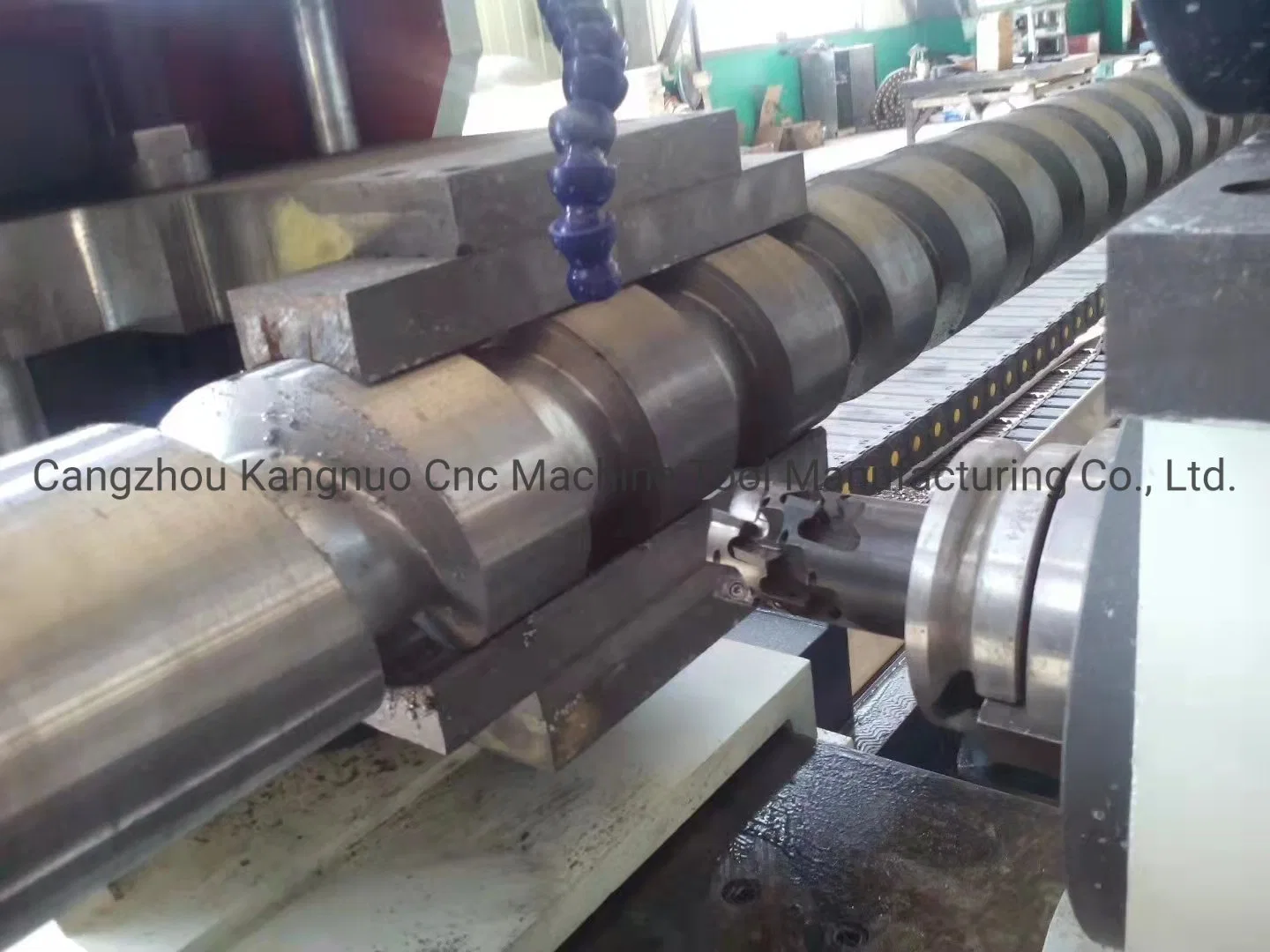 El tornillo de Fresadora CNC utilizada para la transformación de la bomba de tornillo de rotores