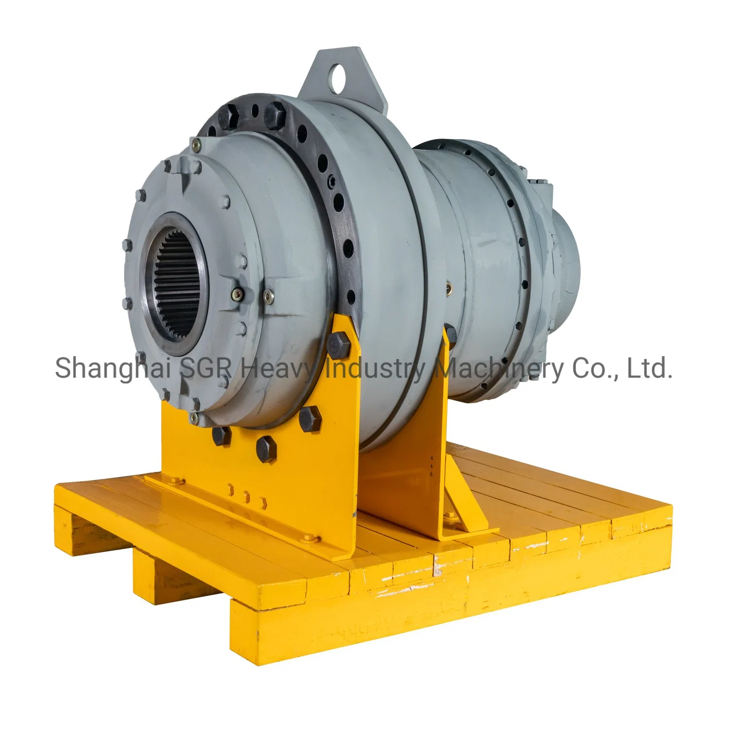 Flange Input Right Angle Big Output Torque Transmission Planetary Gearbox with Motor