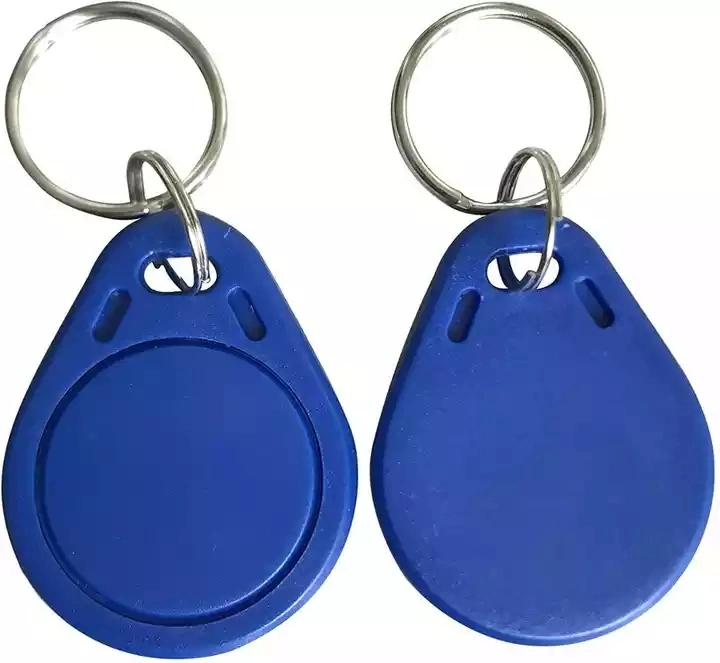 Tk4100 Keyfob logotipo personalizado pequeño NFC autenticación de identidad Seguridad y. Etiqueta de protección inteligente Idpassive grabable T5577 125kHz RFID Keyfob clave Llavero de anillo