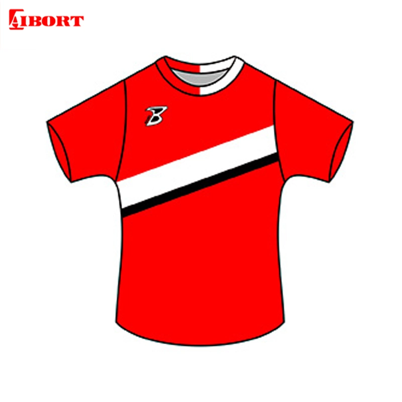 Aibort Custom Polyester Full Sublimation Youth Football Uniforms (T-VB-86)