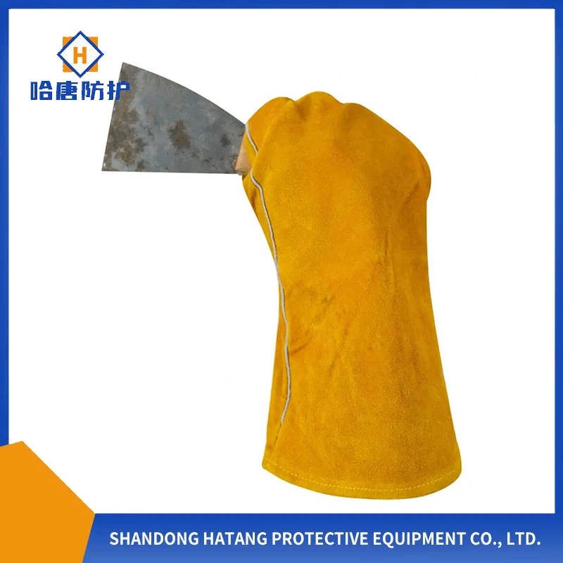 40cm Cowhide Split Leather Welding Work Glove