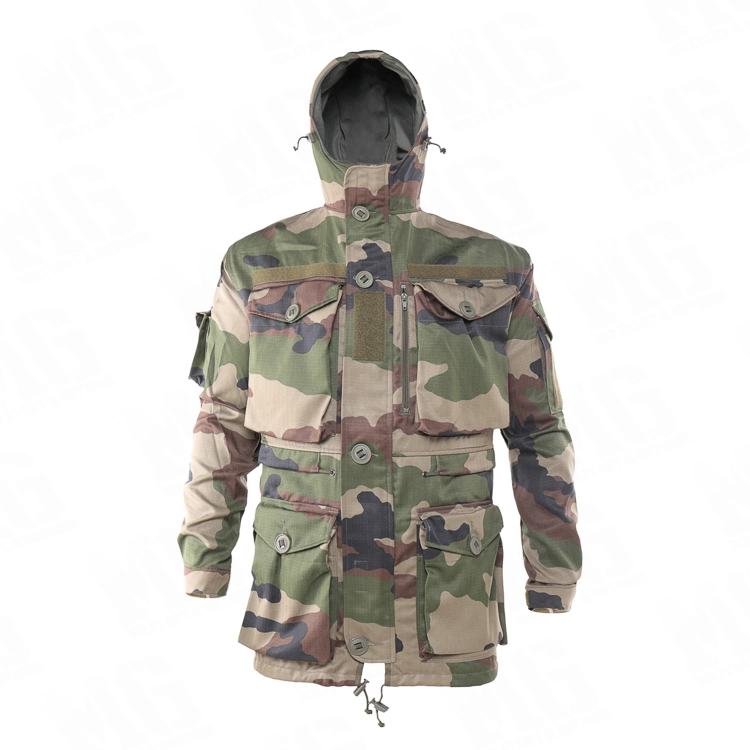 German Camouflage Tactical Windbreaker Windproof Combat Jacket Military Fans Clothing Manufacturers Custom