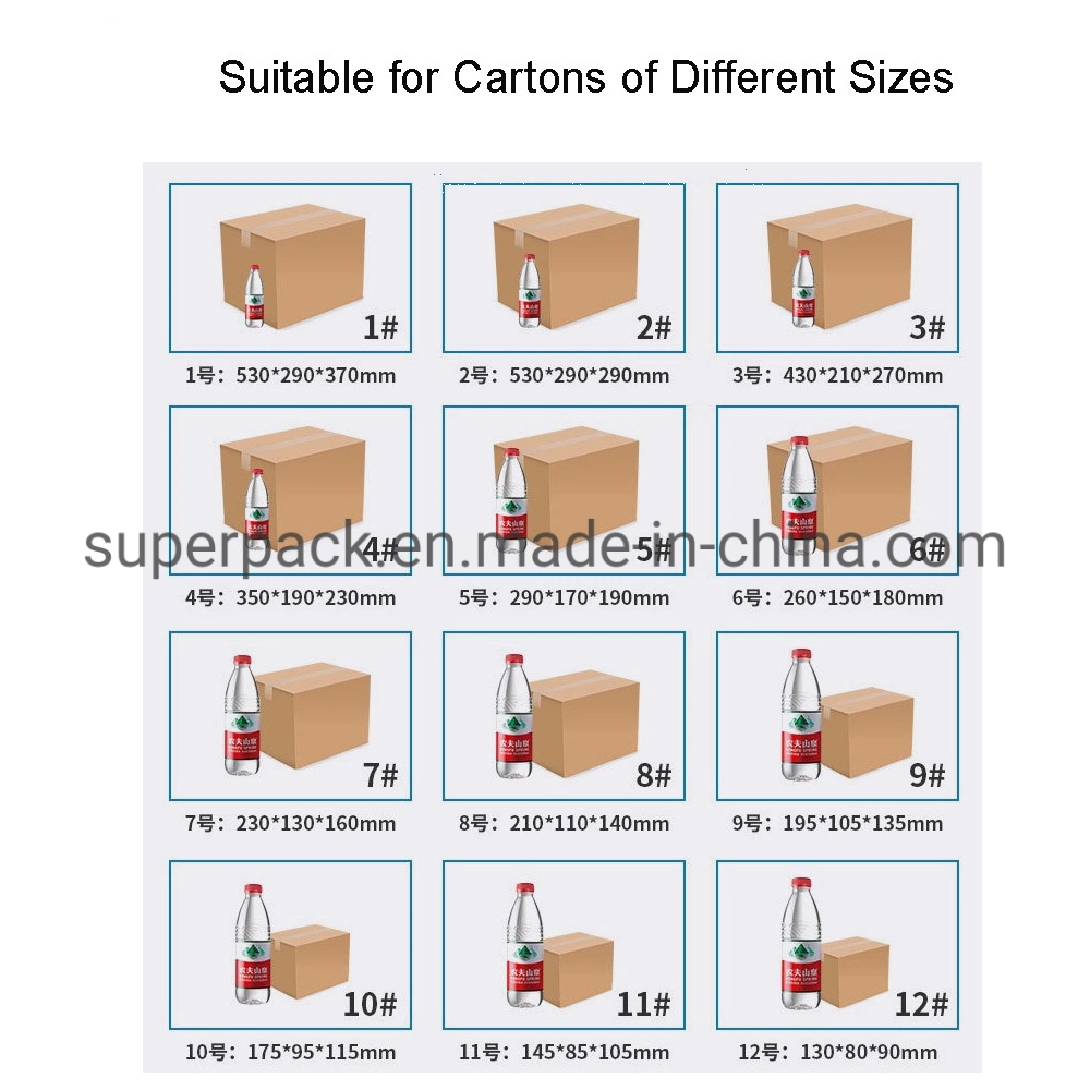 Vedante semi-automático para caixas, aço inoxidável, carroçaria, máquina de vedação para cartonas