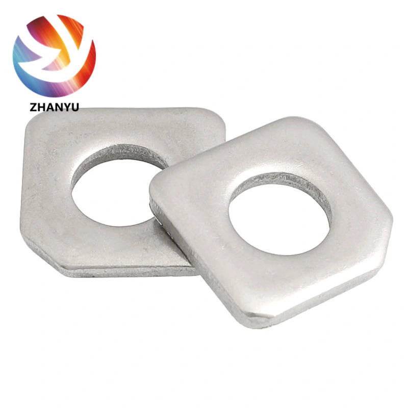 Galvanized Square Gasket Stainless Steel Bearing Plate Gasket Square Flat Washer
