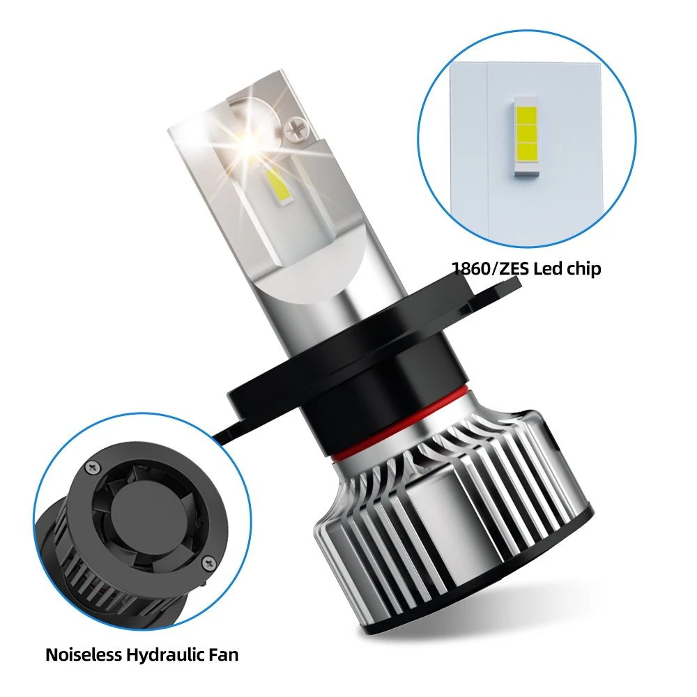 Factory 25W Super Bright Unique Design Canbus Car LED Headlight Auto Light Bulb