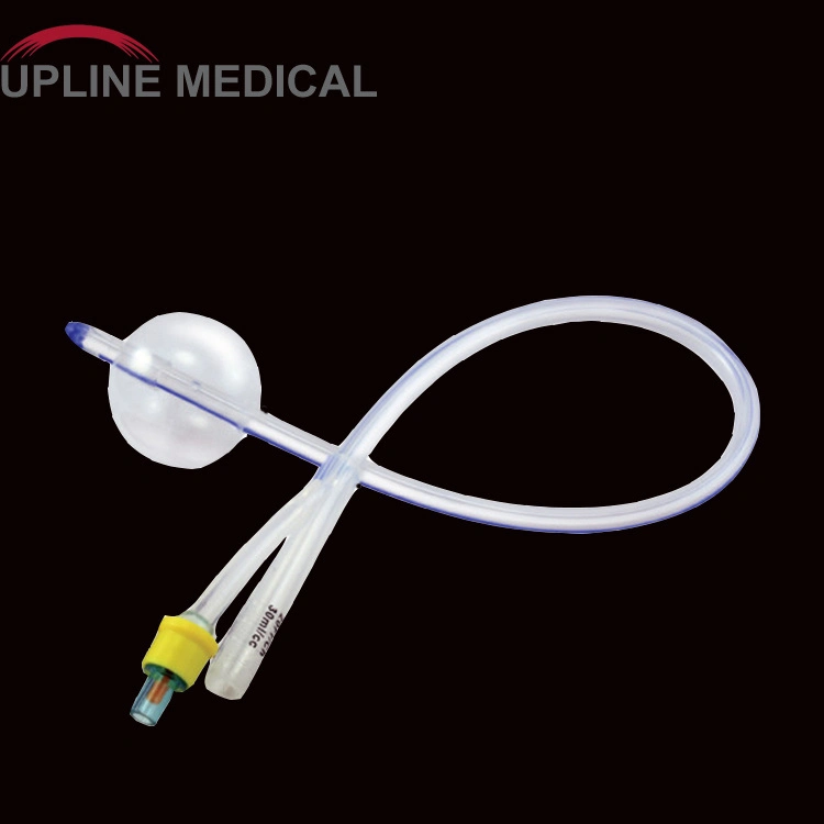 Sterilization Packaged 2 and 3 Way Silicone Foley Catheter