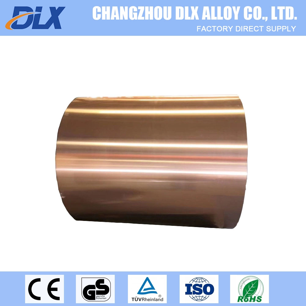 Factory Supply Cuconibe Cuco1ni1be 2.1285 Cw103c Beryllium Copper Strip Tape Foil