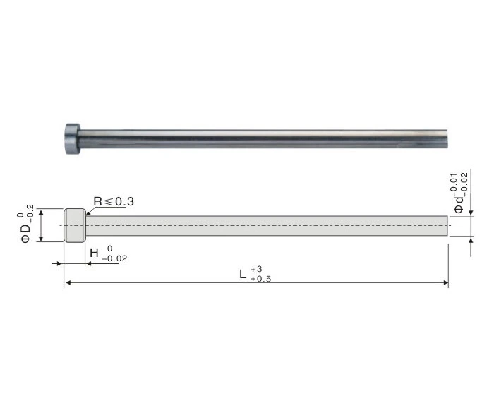 Spot High Precision Stepped Types Ejector Pin Use of in Mould