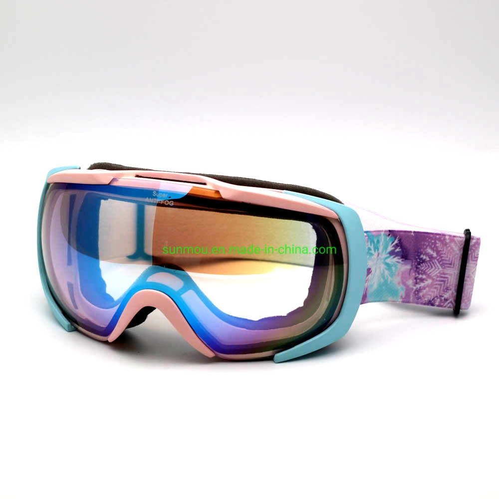 AG0222 Super Anti-Fog Mayorista de lentes de doble capa de protección UV 100% Custom Señorita Deportes de Nieve las gafas para hombres y mujeres