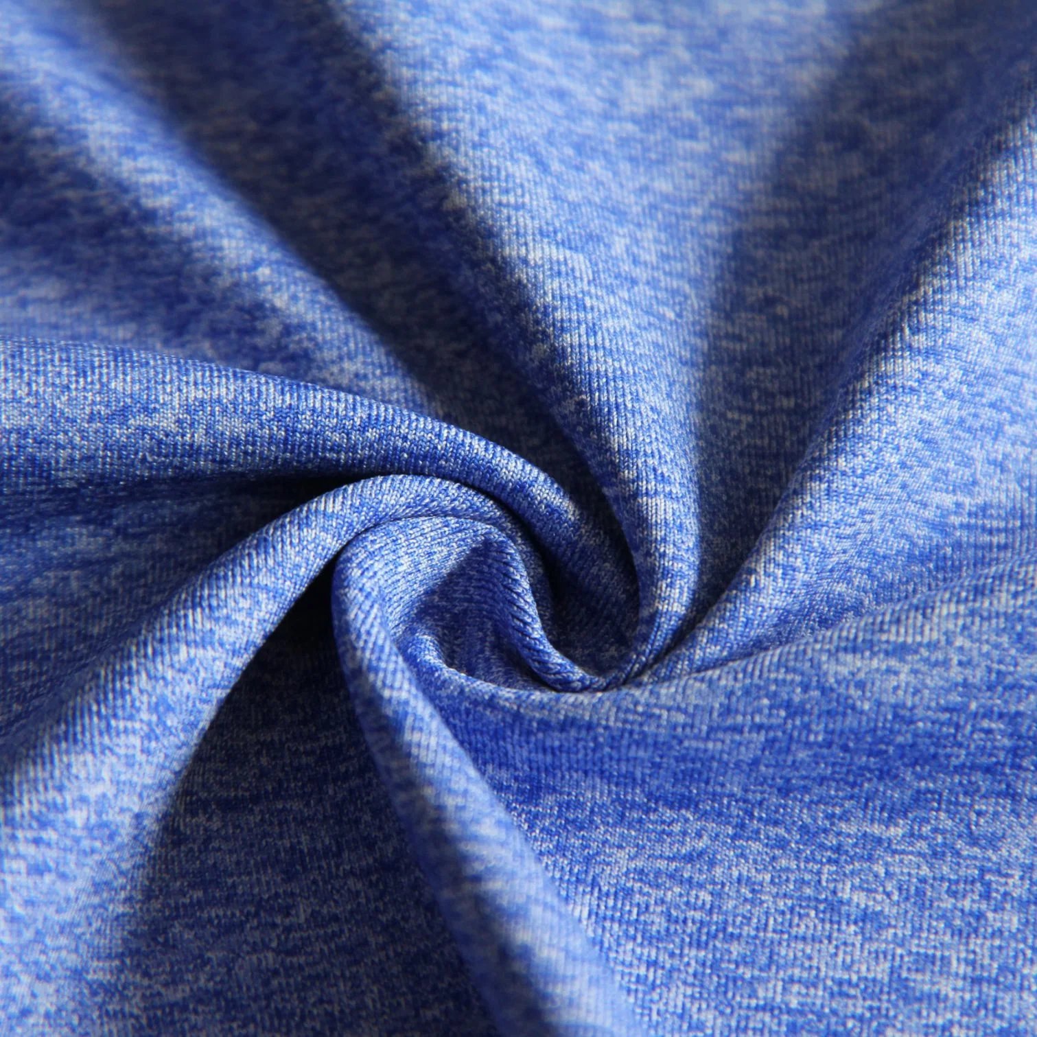 Nt Fine Yarn 90d with Spandex Knit Melange Cotton Like Single Jersey Fabric for Top/Underwear/Sportswear
