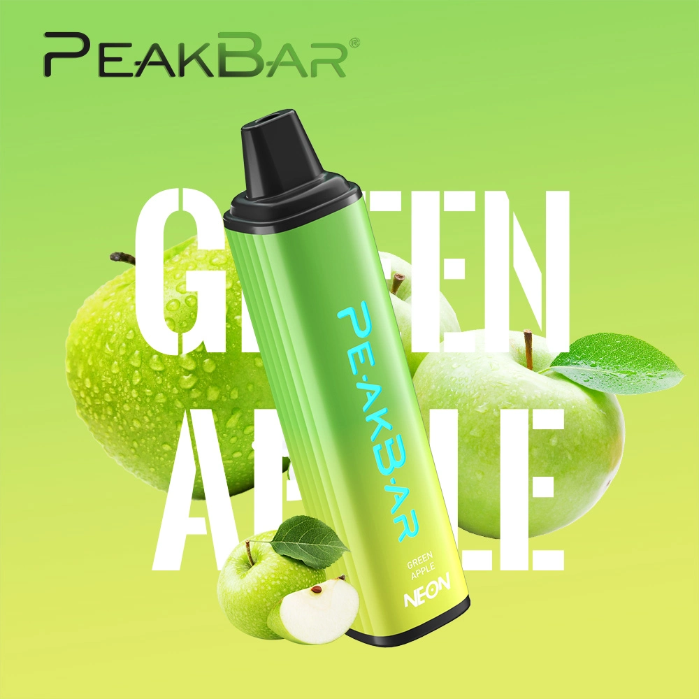 China Vape Factory Peakbar Neon Wholesale/Supplier Vamped Hot 6000 Puffs 14ml 5% Nicotine Rechargeable E Cigarette Disposable/Chargeable Vape E Cig