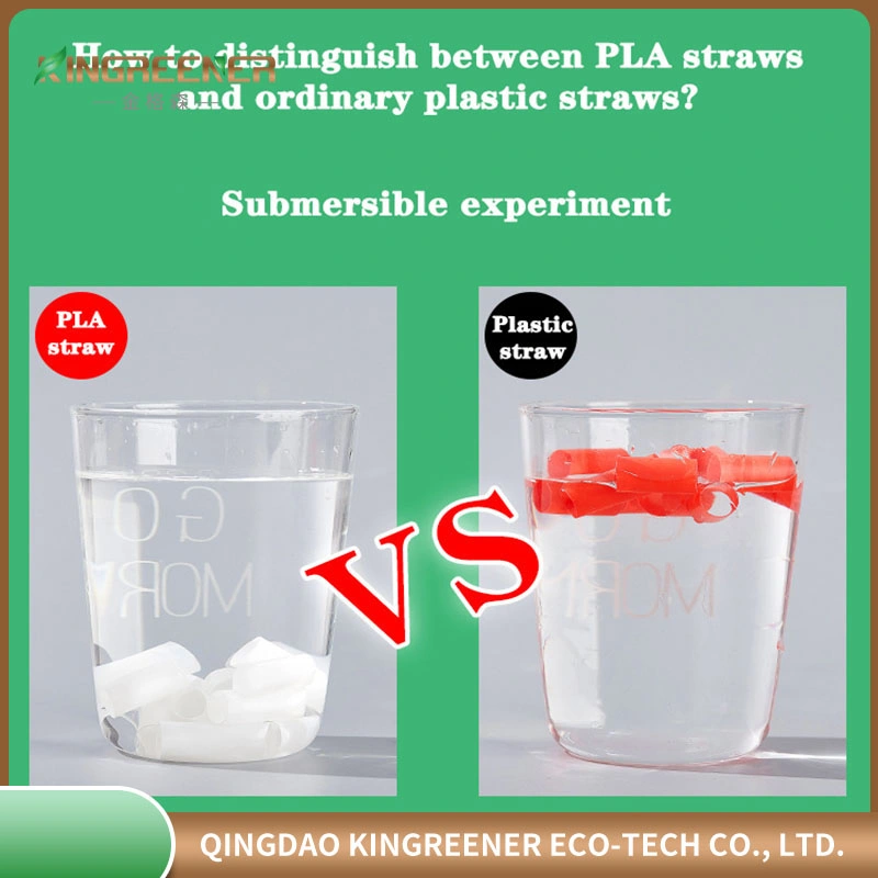 Custom Brand Straight 100% Biodegradable PLA Drinking Straw Disposable Products