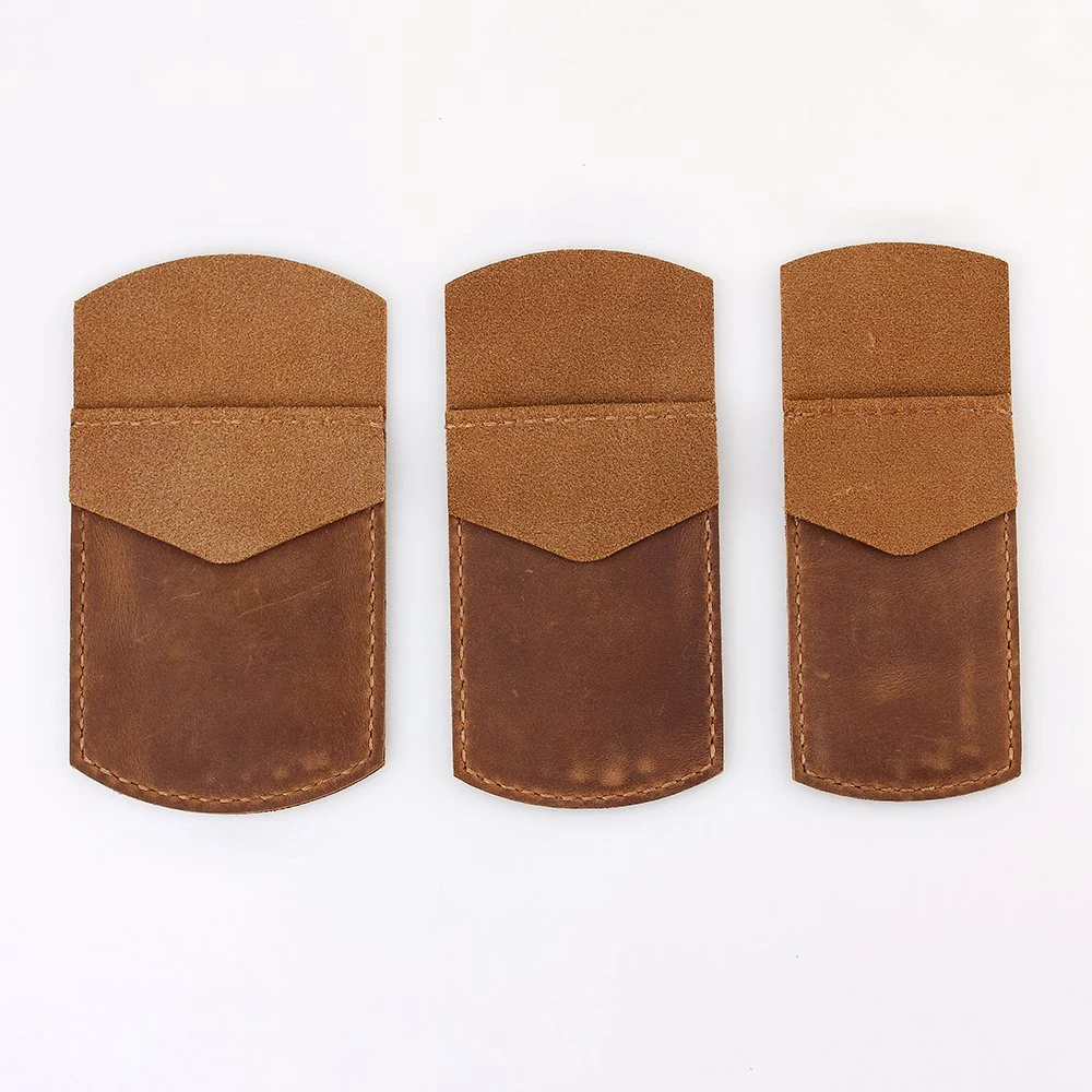 School Stationery Handmade Genuine Leather Cases for Pen Pencil Office Supply Wholesale/Supplier