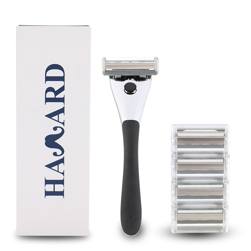 Good Quality Six Blade Razor with Refill Blade Metal System Mens Shaving Razor Trimmer