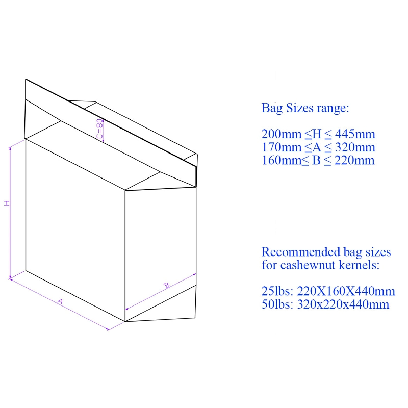 10kg 15kg 20kg 25kg Jialong Maschinenpaket Korn Erdnussmutter Füllung Verpackung China Fabrik Preis