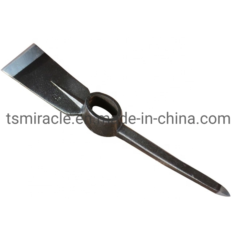 Factory Direct Sale Agricultural Tools Flat Pointed Dual Purpose Steel Pickaxe Head