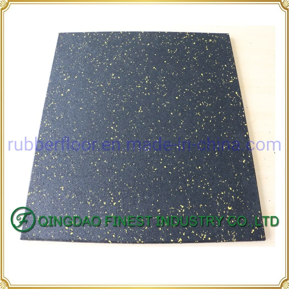 En1177 Certification Safety Wear-Resistant Rubber Floor Mat Tiles, Rubber Gym Flooring Mat