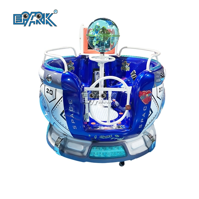 Theme Park Ride Interstellar Space Capsule MP5 Double Parent-Child Rotary Swing Coin Operated Kids Ride Funfair Machine