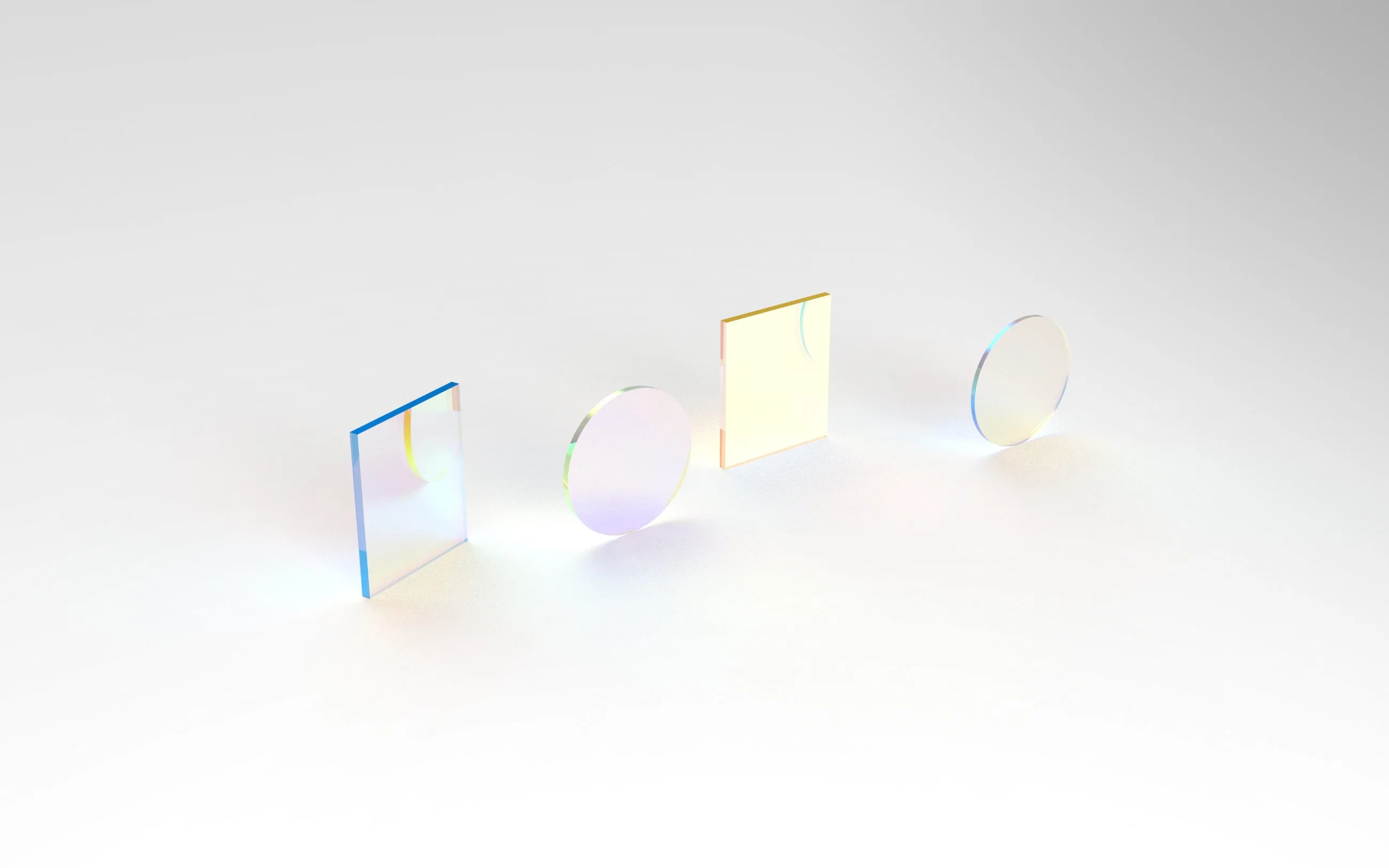 Quartz Glass Reflect Visible Light Dichroic Mirror Optical Filter